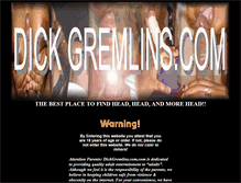 Tablet Screenshot of dickgremlins.com
